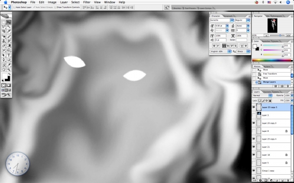 Creation of Smoky Women: Step 19